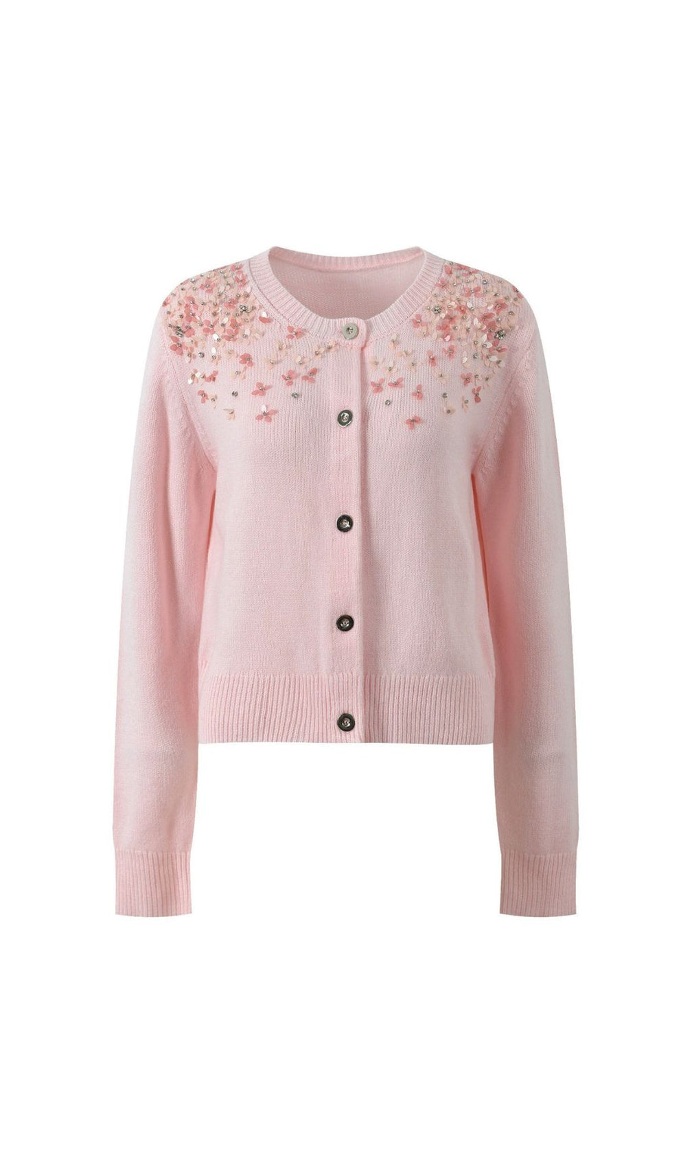 Heron Embellished Knit Cardigan