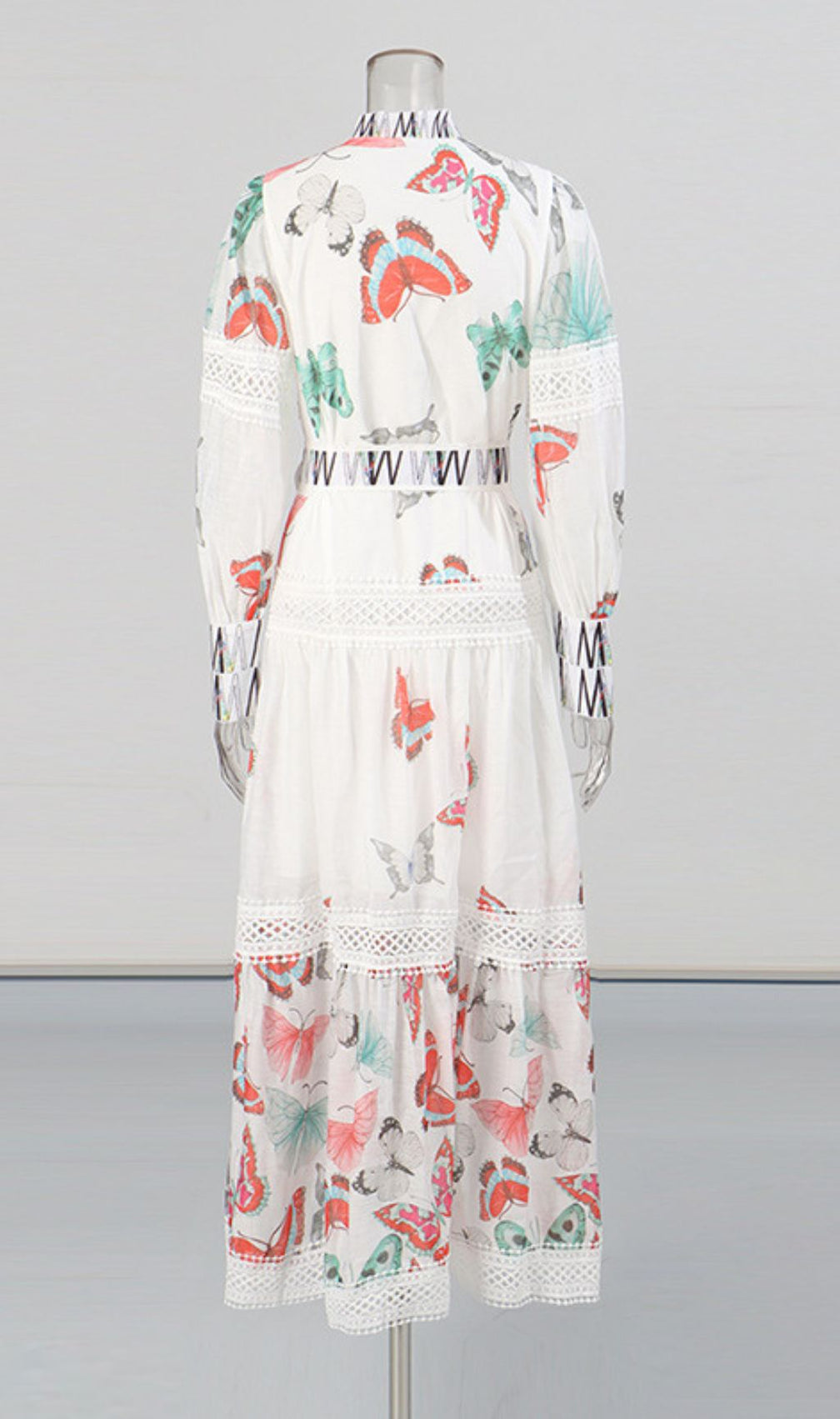 Granada Printed Long Sleeve Maxi Dress