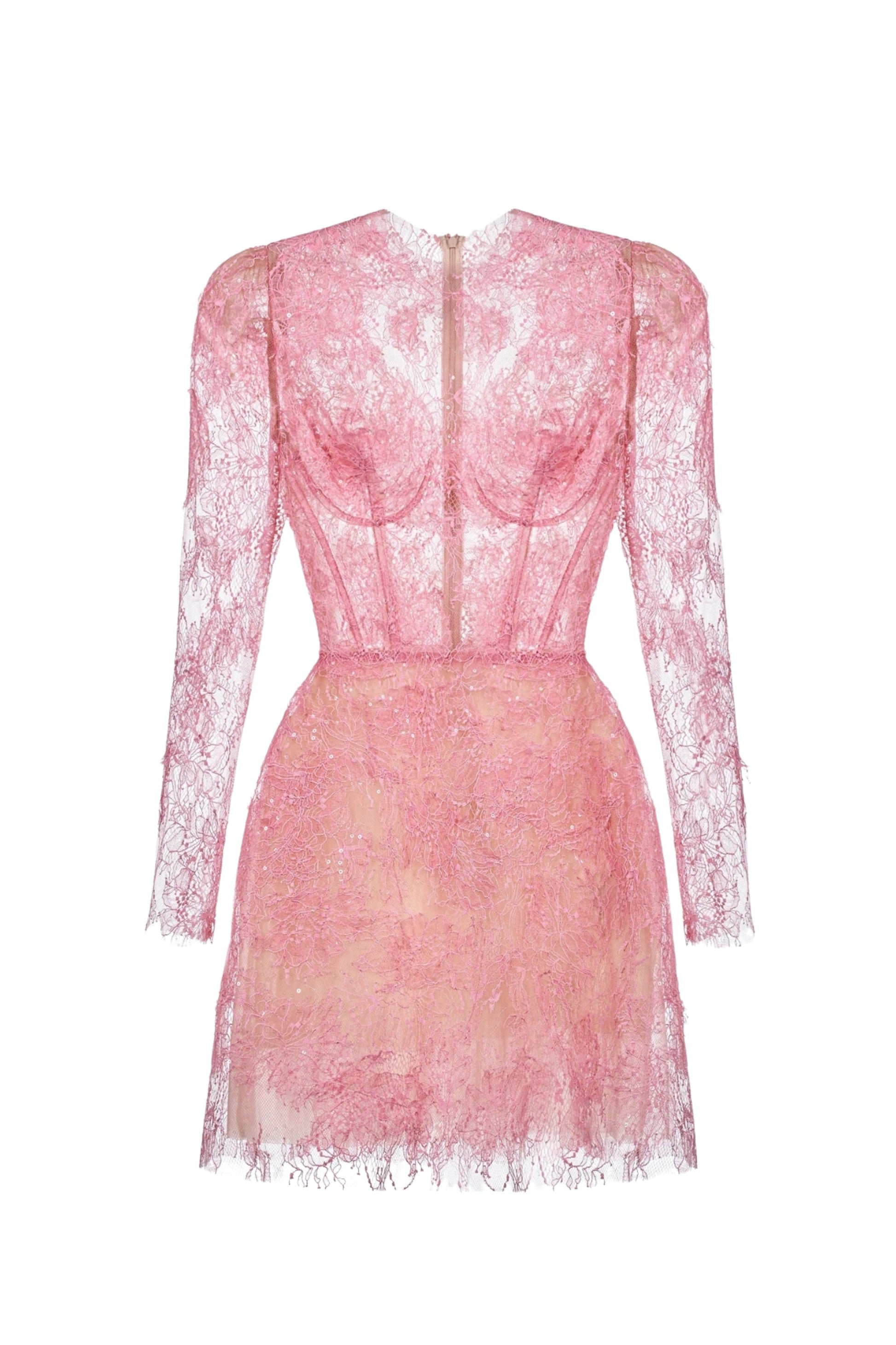 FLORAL AND RAMAGE EMBROIDERY MIDI DRESS