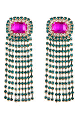 Alayna Fringe Full Diamond Earrings