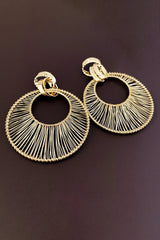 Aislinn Metal Hoop Large Circle Earrings