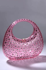 Onyx Diamond Glass Handbag