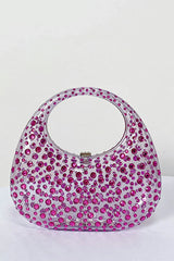 Obsidian Diamond Glass Handbag