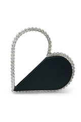 Caisley Crystal Stud Heart Shape Handbag