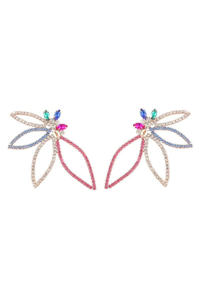 Cala Floral Diamond Earrings