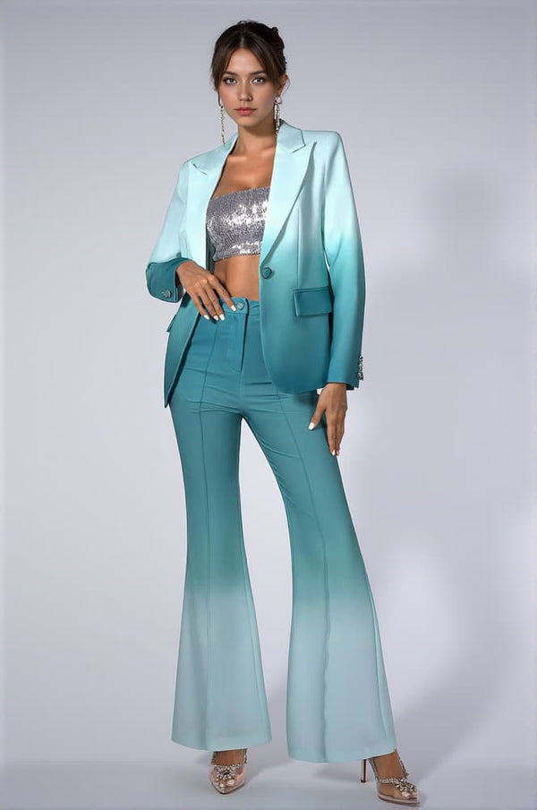 Capucine Gradient Pocket Blazer Set