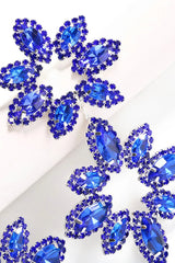 Brittanie Flower Rhinestones Earrings