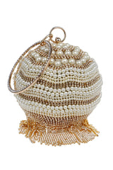 Annistin Diamond Pearl Tassel Mini Bag