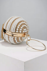 Annistin Diamond Pearl Tassel Mini Bag