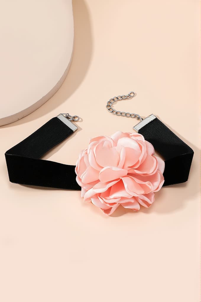 Annyston 3D Floral Collar Necklace