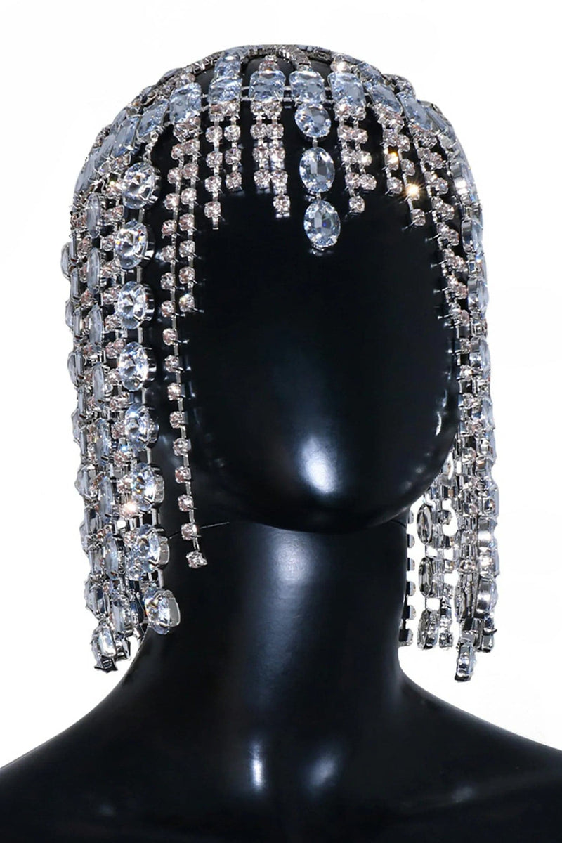 Anthoni Crystal Fringe Hairband