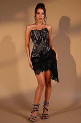 Jamie Strapless Lace Dress