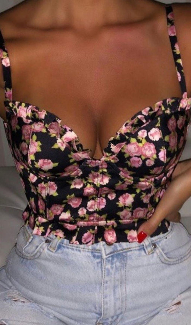 FLOWER PRINTED CAMISOLE