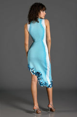 Valora Gradient Wave Sequin Dress