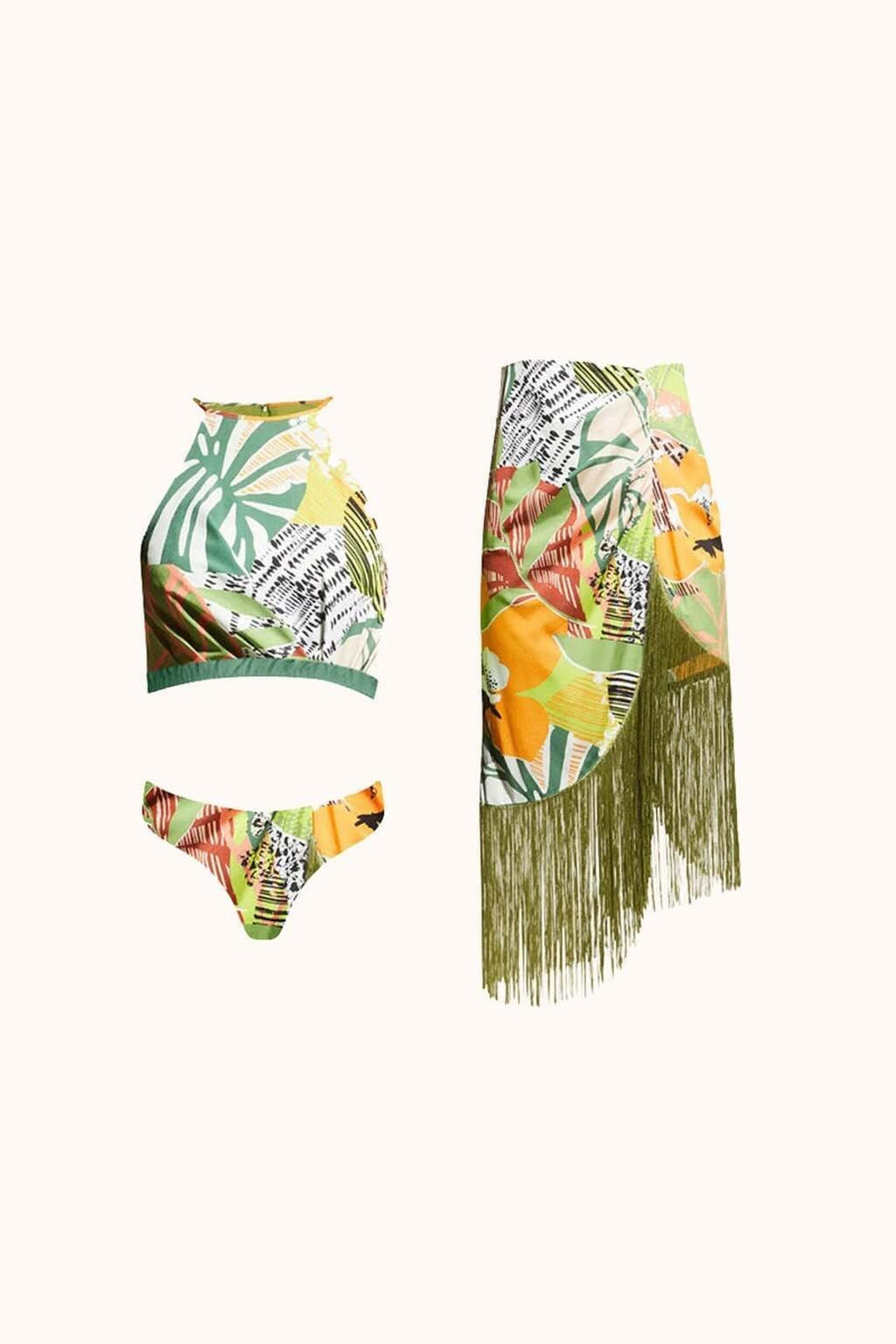 Winifred Printed Swimwear Two Piece Set