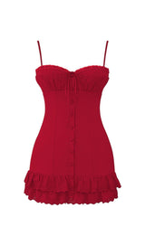 CHERRY CORSET DRESS