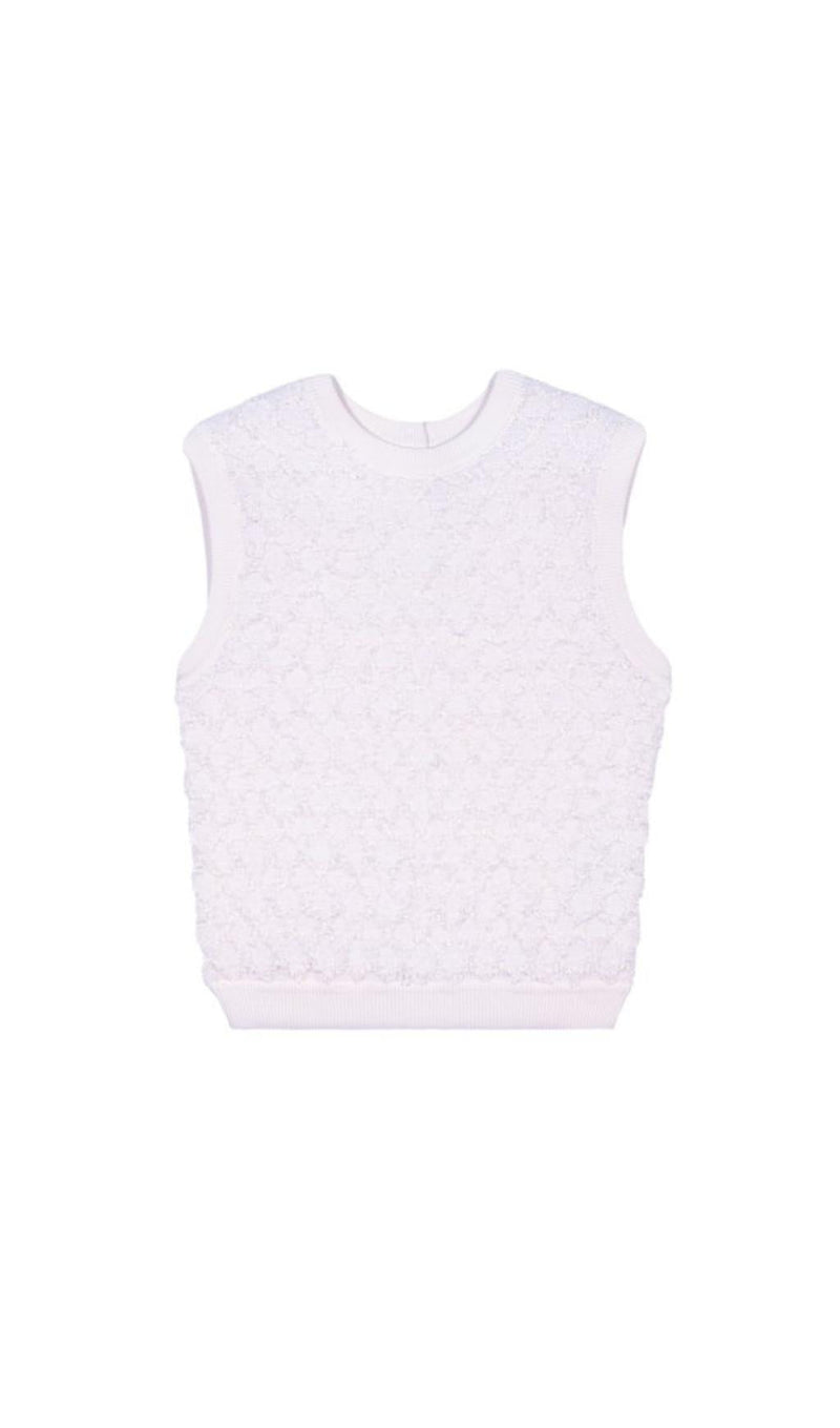 SLEEVELESS SWEATER