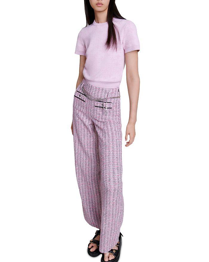 PINK WIDE LEG PANTS