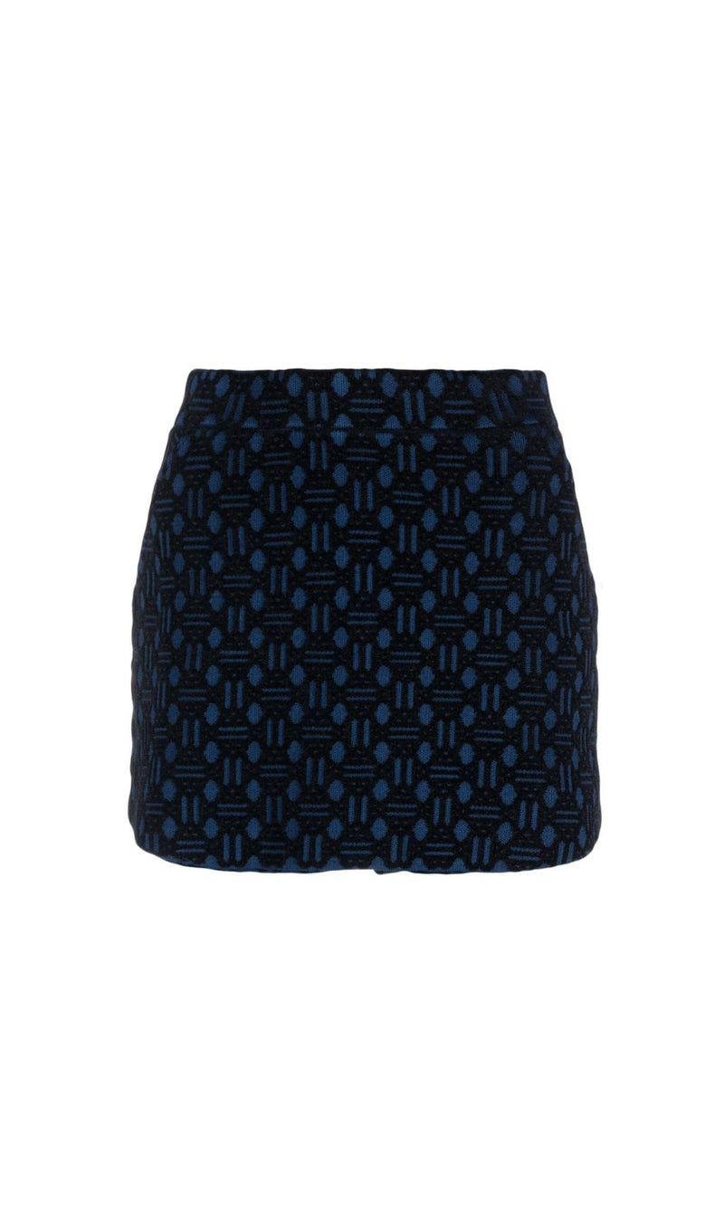 JACQUARD SKORT