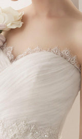 BANDEAU SHORT WEDDING DRESS IN WHITE