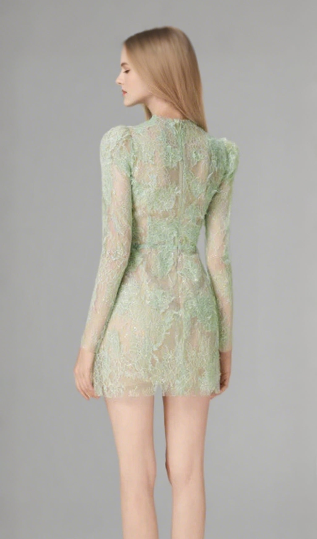 FLORAL AND RAMAGE EMBROIDERY MIDI DRESS