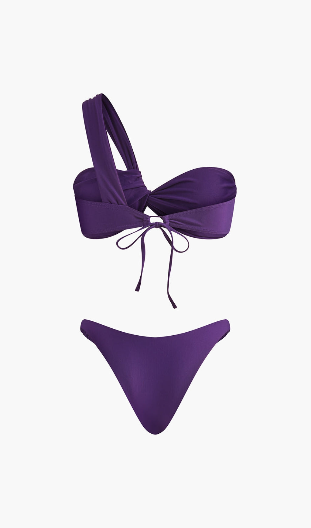 Asymmetrical String Bikini Set