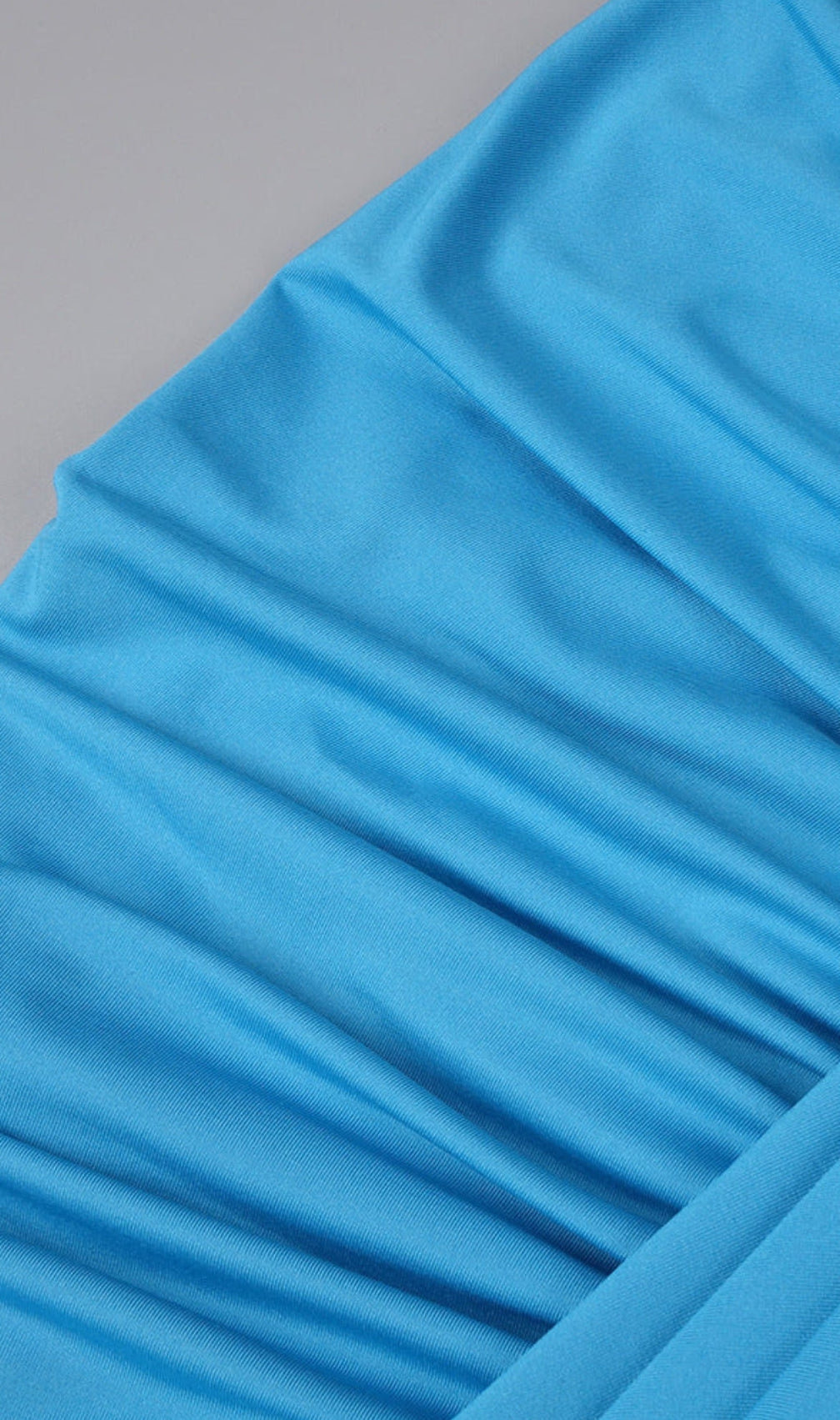 Lily Draped Cutout Maxi Dress in Blue - Elegant Evening & Event Gown