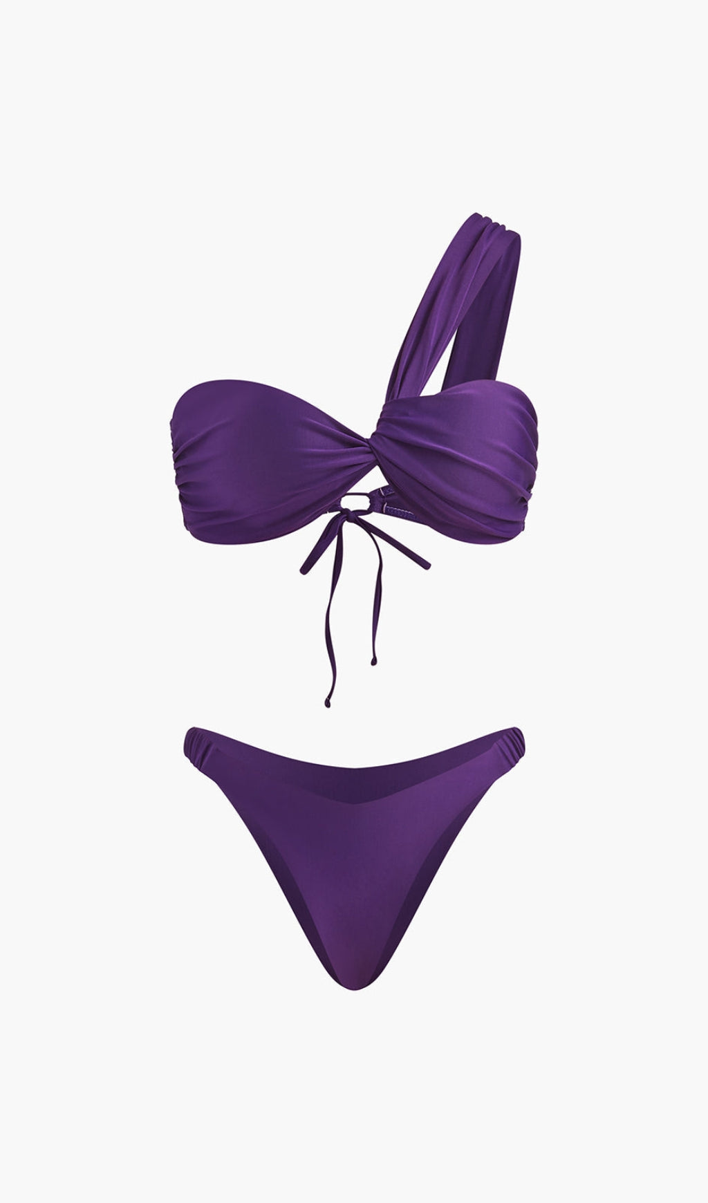 Asymmetrical String Bikini Set