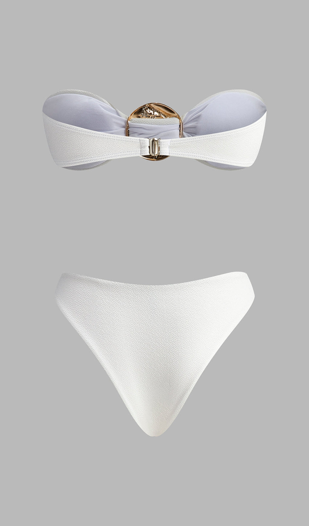 Gold Bikini Set and Stylish Pareo