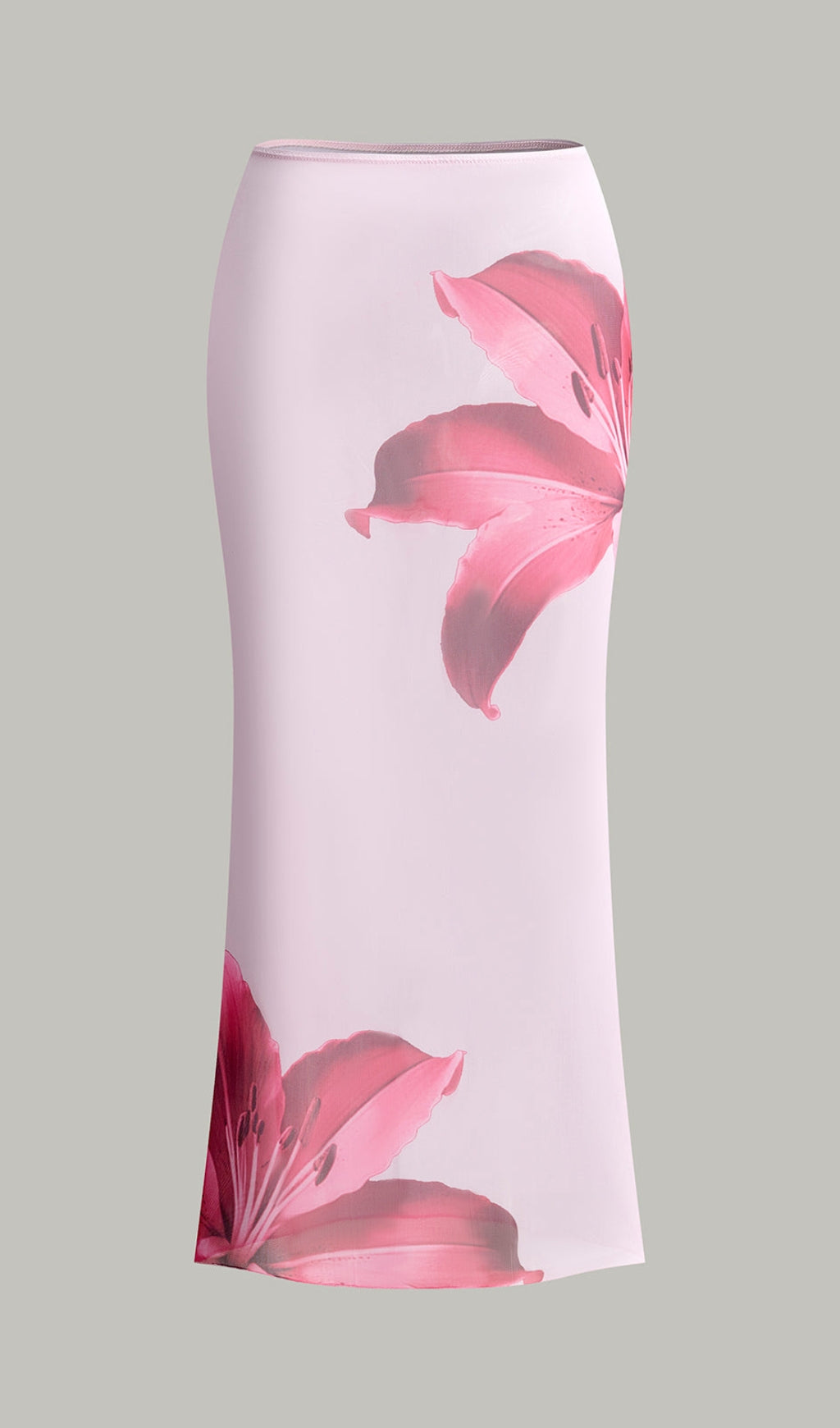 Floral Printed Bikini Bandeau and Chic Pareo Skirt