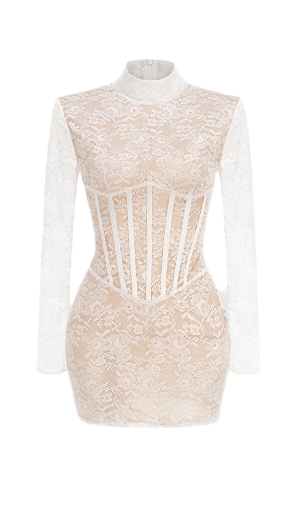 Lace Corset Mini Dress